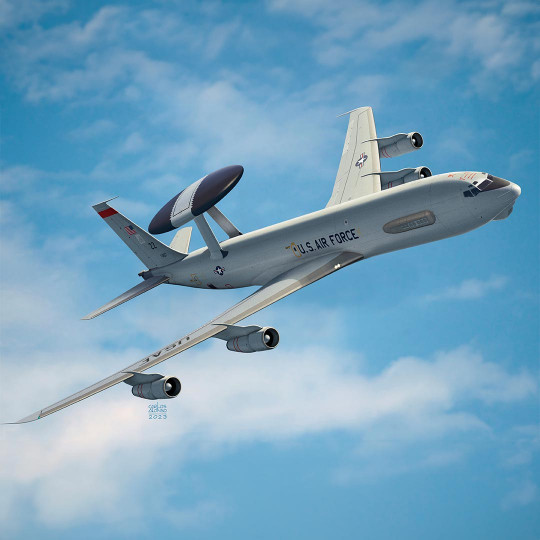 Plastic model aircraft USAF...