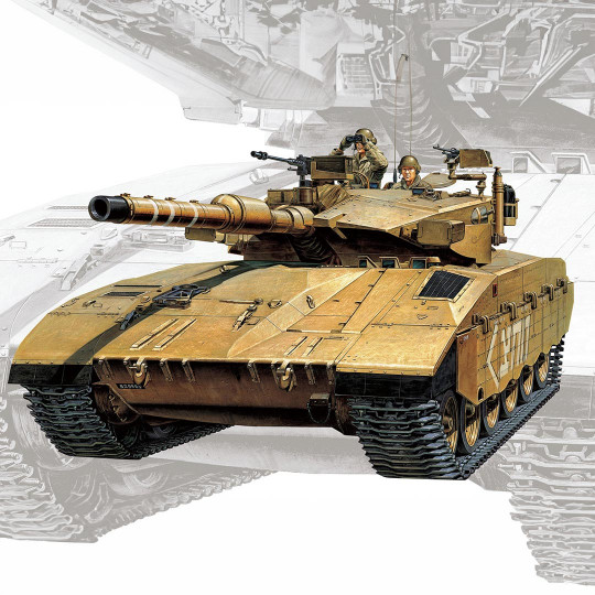 Plastic Model Tank IDF MERKAVA MK III 1:72 Plastic Model Tank IDF...