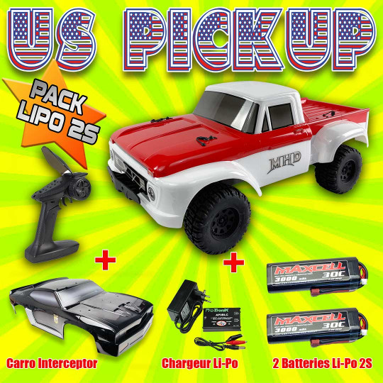 Draft car -controlled car US PICK UP Combo 2S 1/10 XL Draft car -controlled car...