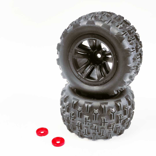 Electric car wheel pair...