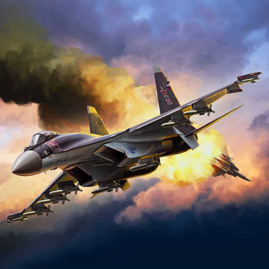 Plastic model aircraft Sukhoi Su-35 "Flanker E" 1:48 Plastic model aircraft...