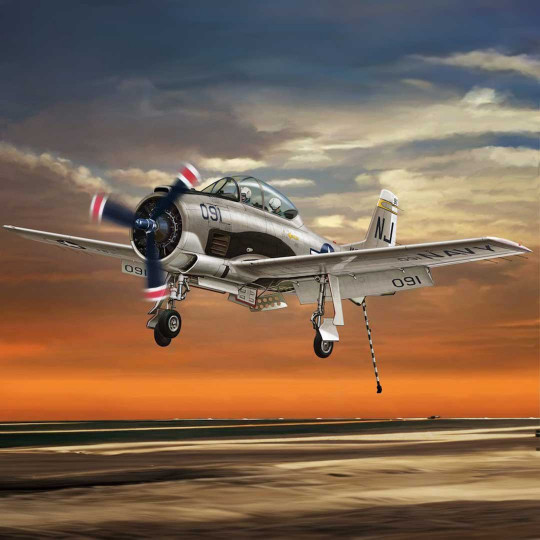 Plastic model aircraft T-28 Trojan 1:32 Plastic model aircraft T-28...