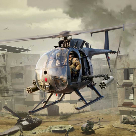 Plastic model helicopter...