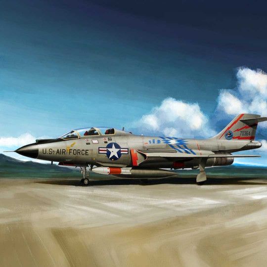 Plastic model aircraft F101 B/RF-101 B VOODOO 1:48 Plastic model aircraft F101...