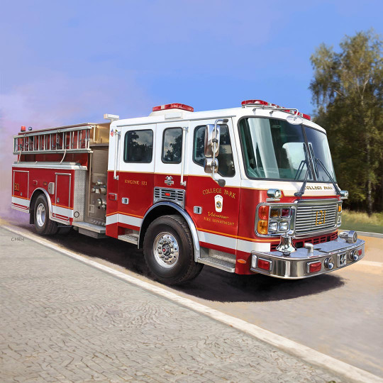 Plastic Model Truck La...