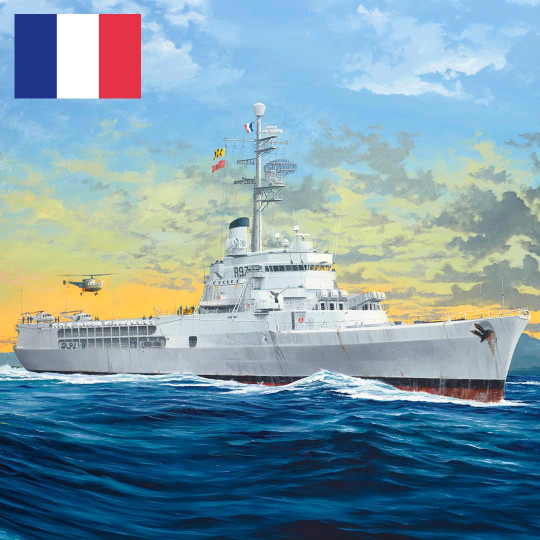 Plastic Model Ship JEANNE D'ARC French Helicopter Carrier 2008 1:350 Plastic Model Ship JEANNE...