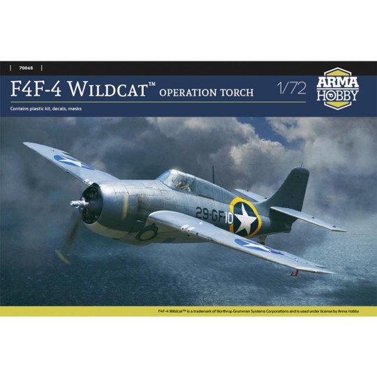 Plastic model aircraft F4F-4 Wilcat “Operation Torch” 1:72 Plastic model aircraft...