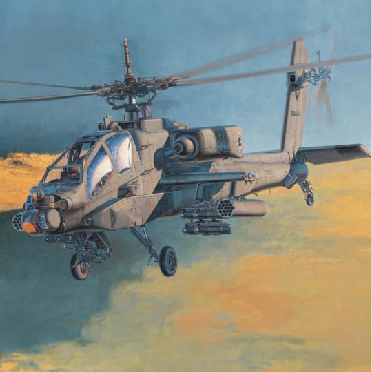 Plastic model AH-64A Apache...