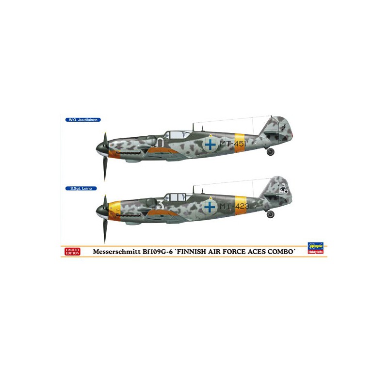 BF109G-6 plastic plane model “Finnish Air Force Aces Combo” | Scientific-MHD