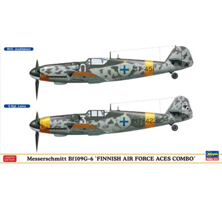BF109G-6 plastic plane model “Finnish Air Force Aces Combo” | Scientific-MHD BF109G-6 plastic plane model “Finnish Air Force Aces Combo” | Scientific-MHD