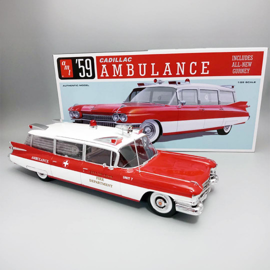 Model of a 1959 Cadillac...