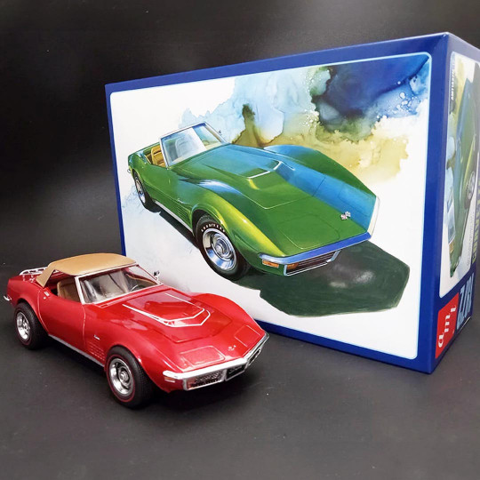 Model of plastic Chevy...