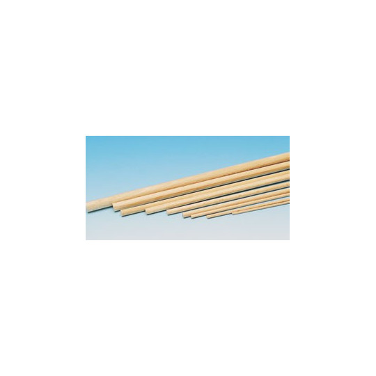 Round wood material Balsa D. 6x1000mm | Scientific-MHD
