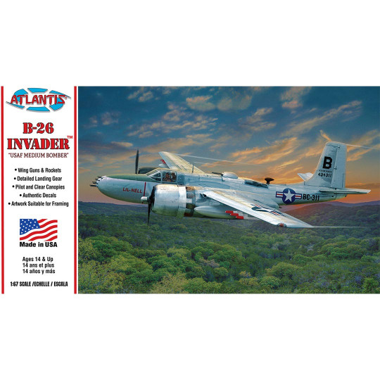 Plastic model aircraft B-26...
