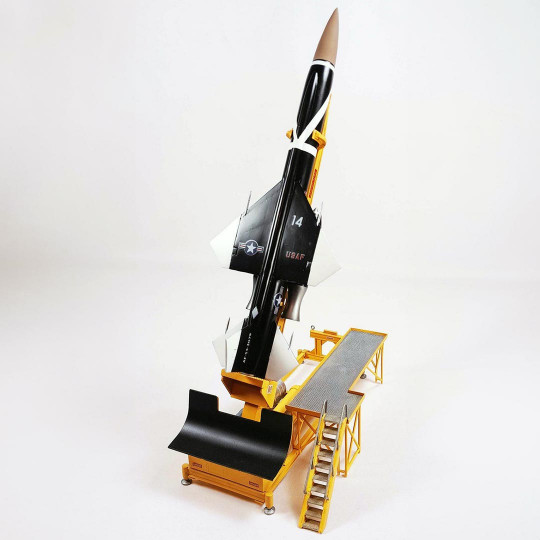 Plastic model of Boeing IM-99 Bomarc missile aircraft with launch platform 1:56 Plastic model of Boeing...