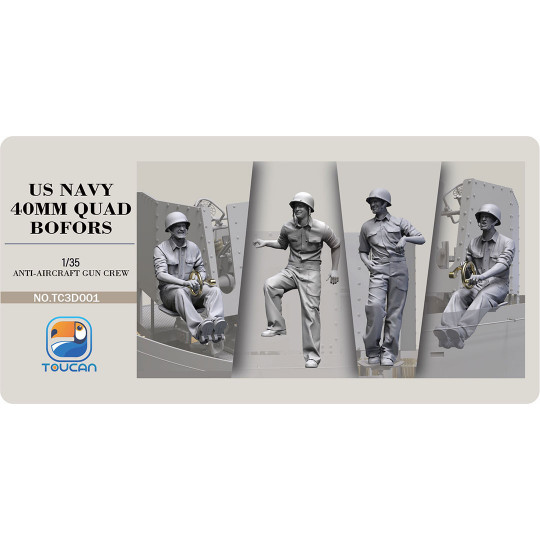 US NAVY 40MM QUAD BOFORS...