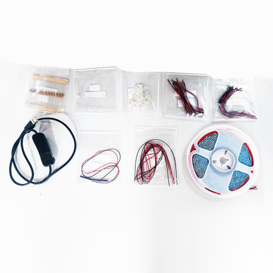 Plastic boat model lighting...