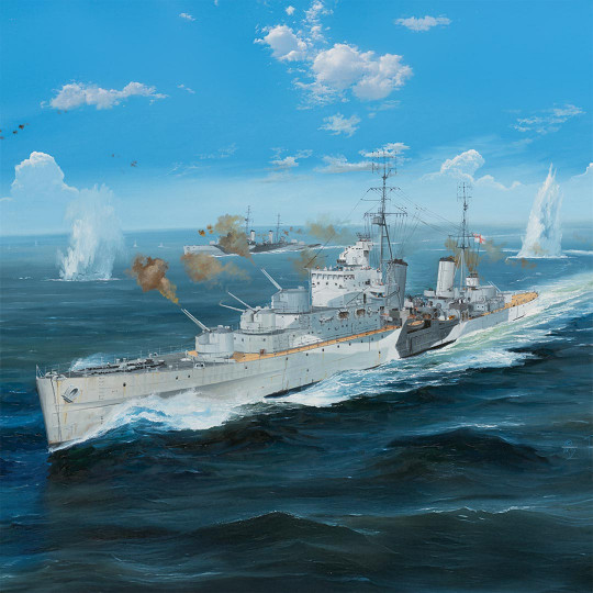 Model of plastic ship...