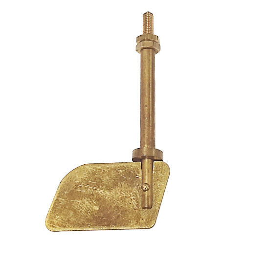 Boat hardware Rudder 32x56mm brass (1pc) Boat hardware Rudder...