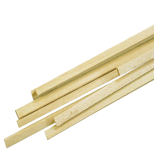 Wood material limewood rod 1,5 x 5 x 1000mm Wood material limewood rod...