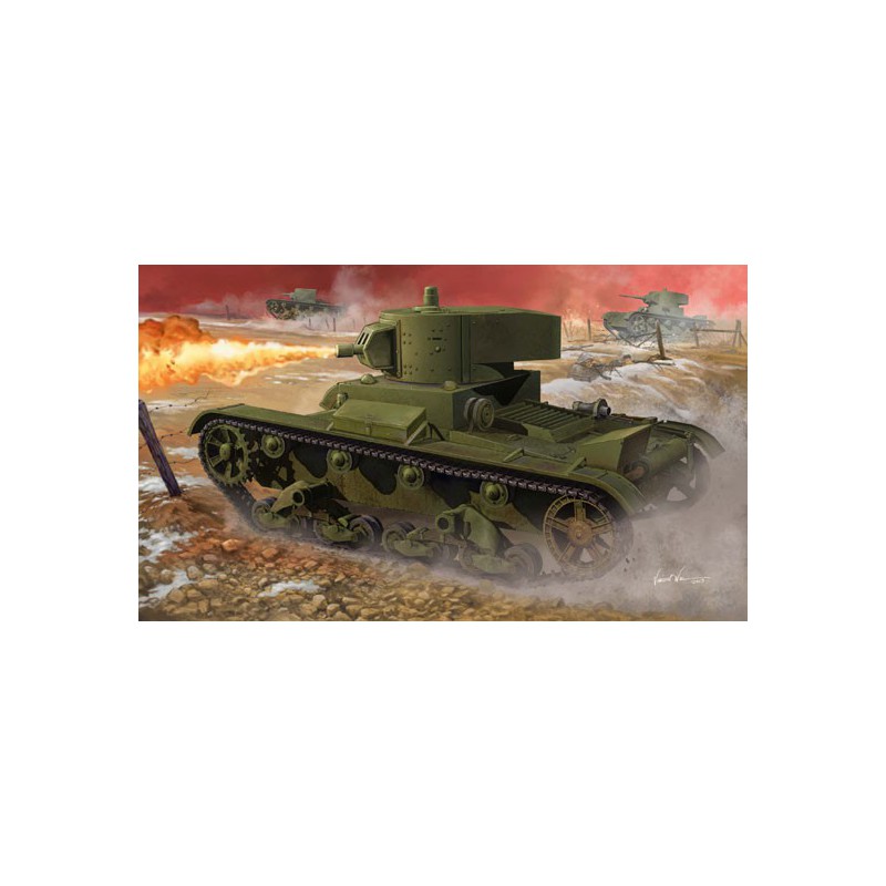SOVIET PLASTIC CHARQUET OT-130 TANK 1/35 | Scientific-MHD