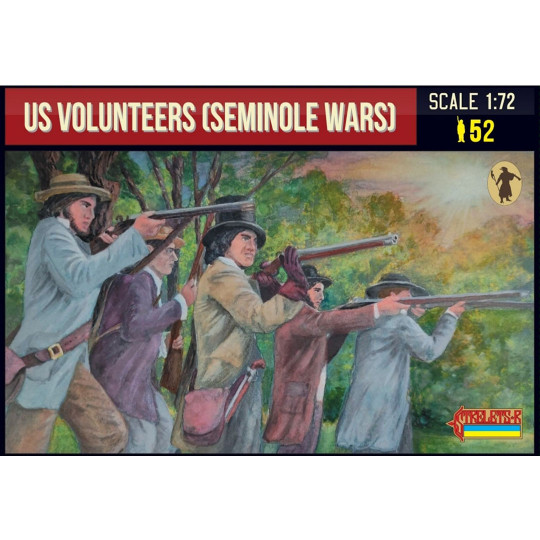 US Volunteers figurine (Seminole War) 1:72 US Volunteers figurine...