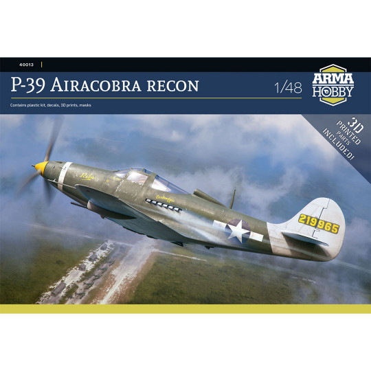Plastic model aircraft P-39...