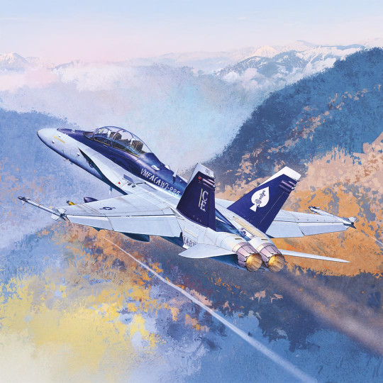 Plastic model aircraft F/A-18D Hornet US Marines 1:72 Plastic model aircraft...