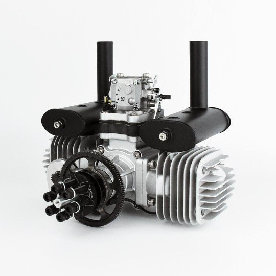EPHIL 123cc twin-cylinder PRO aircraft petrol engine with starter motor EPHIL 123cc twin-cylinder...