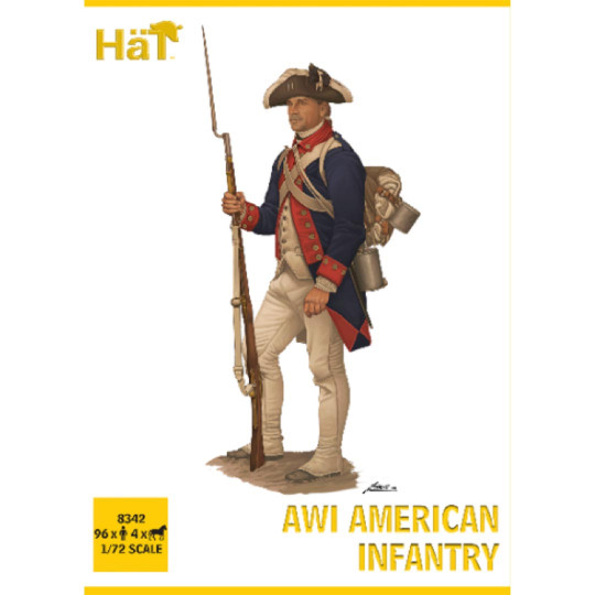 American infantry figurine...