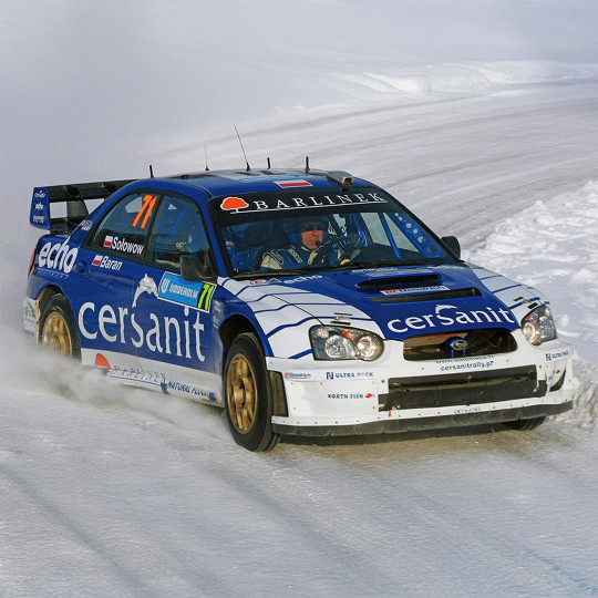 Model plastic car Subaru...