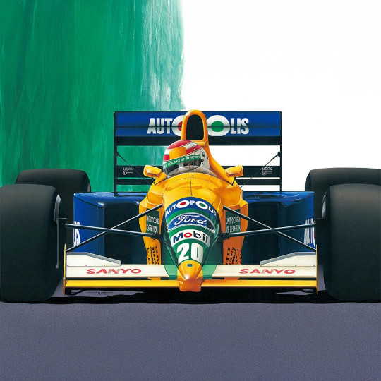 Model of Benetton B190B...