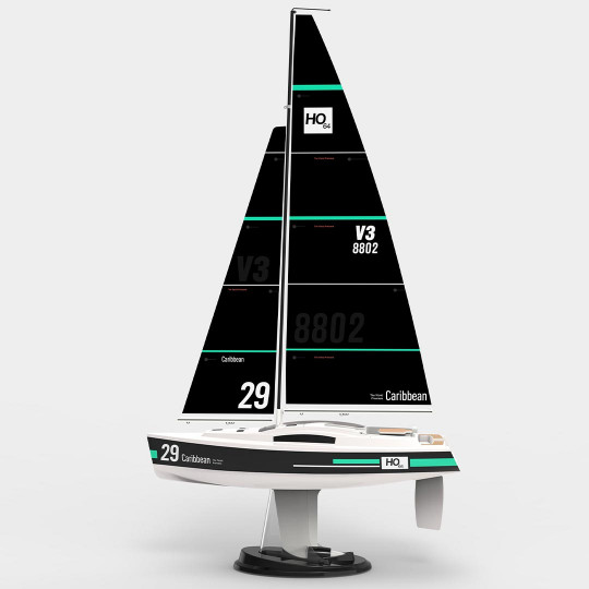 Remote-controlled sailboat...