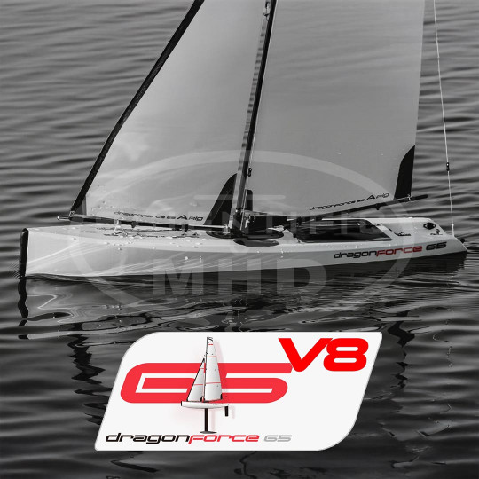 Radio-controlled sailboat Dragon Force 65 V8 PNP Radio-controlled sailboat...