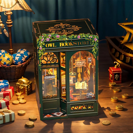 Puzzle 3D Book Nook Owl Book Store Puzzle 3D Book Nook Owl...
