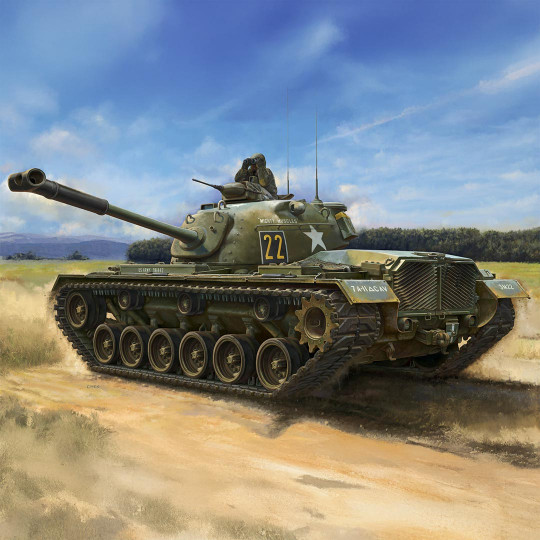 Model of plastic tank M48A2...