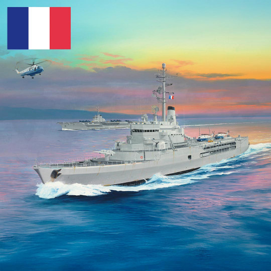 Plastic Model Ship Jeanne d'Arc 1964 1:350 Plastic Model Ship Jeanne...