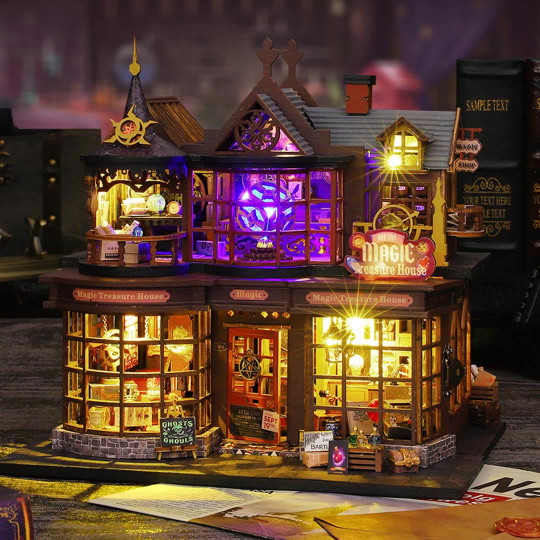3D Puzzle miniature house Magic Treasure House 3D Puzzle miniature house...