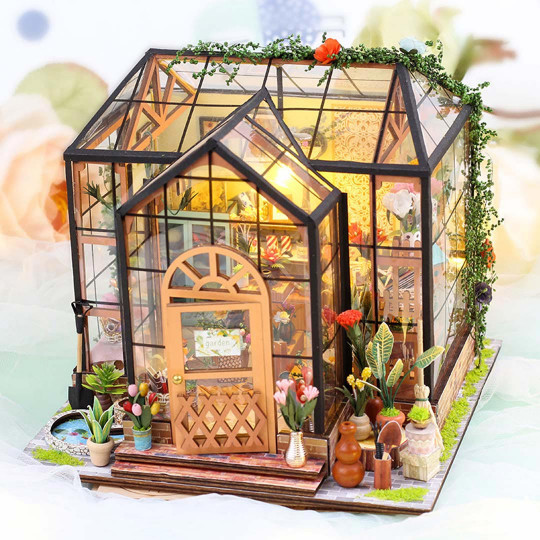 3D Puzzle miniature house JENNY'S GREEN HOUSE 3D Puzzle miniature house...