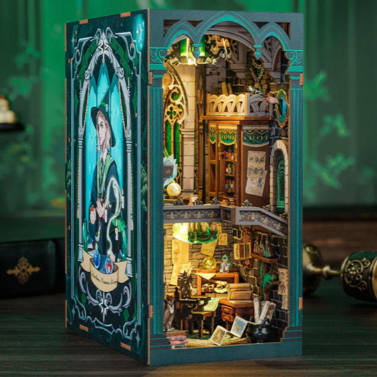 Puzzle 3D Book Nook DARKNESS COMMON ROOM Puzzle 3D Book Nook...