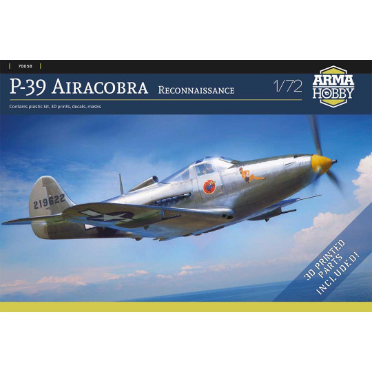 Plastic model aircraft P-39...