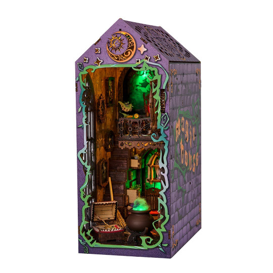 Puzzle 3D Book Nook MYSTIC THEURGE'S HUT Puzzle 3D Book Nook MYSTIC...