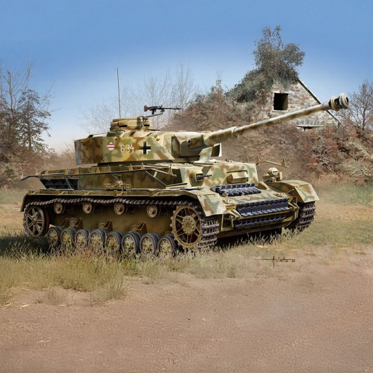 Model of German Pz.Kpfw.IV...