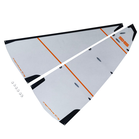 Radio controlled sailboat part Mylar C 2024 sails for DF95 V1 V2 and V3 Radio controlled sailboat...