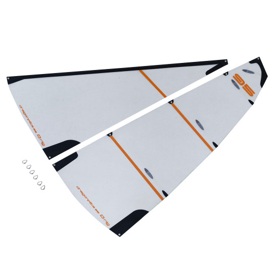 Radio controlled sailboat part Mylar D 2024 sails for DF95 V1 V2 and V3 Radio controlled sailboat...