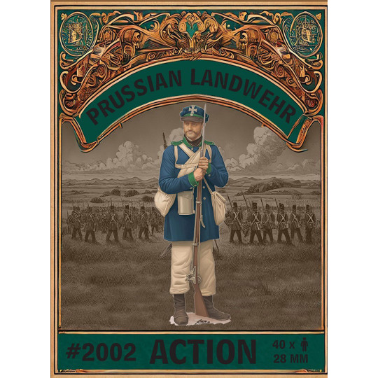 Figure PRUSSIAN LANDWEHR IN ACTION 28mm Figure PRUSSIAN LANDWEHR IN...