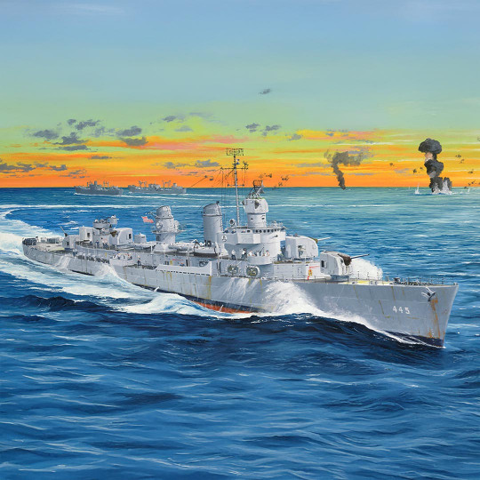 Plastic model of USS...