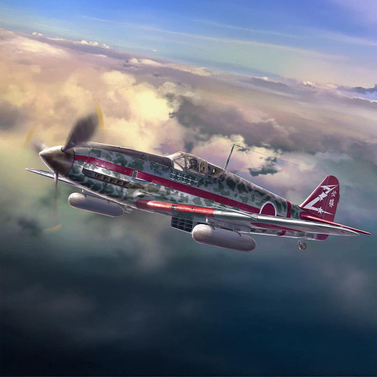 Plastic model aircraft Kawasaki Ki-61 Type 3 Fighter Hien I-type D "244th Air Squadron Imperial Capital Defense" 1:48 Plastic model aircraft...