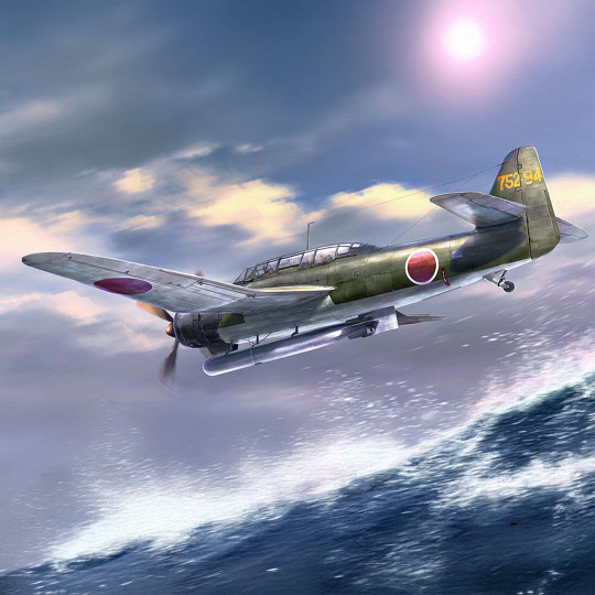 Plastic Model Aircraft Aichi B7A2 “752nd Air Group manufactured by the 21st Air Factory” 1:48 Plastic Model Aircraft...