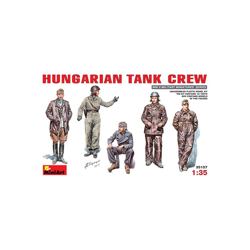 Hungarian tank team figurine1/35 | Scientific-MHD